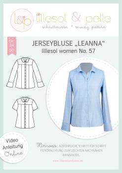 Schnittmustertitelbild Jersey-Bluse Jeanna lillesol women No. 57
